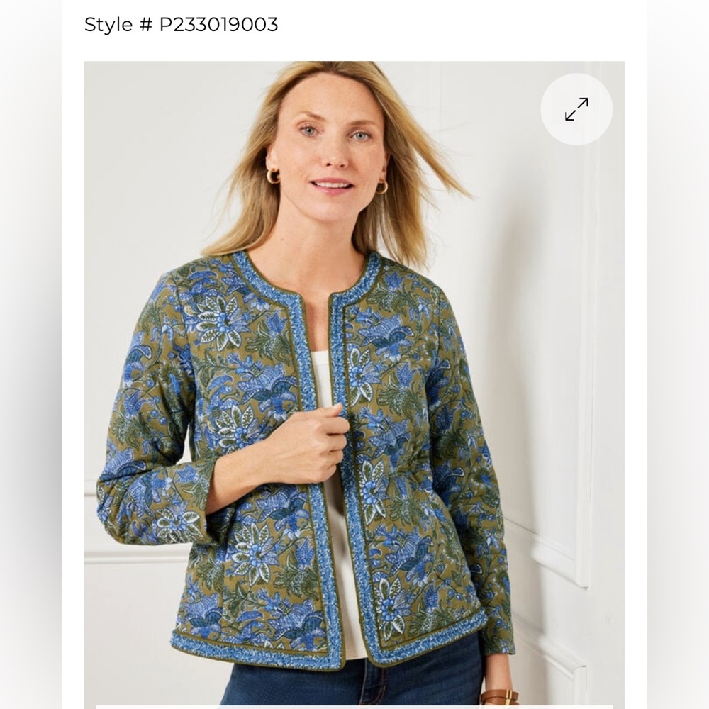 100% cotton TALBOTS spring / summer blazer BNWOT